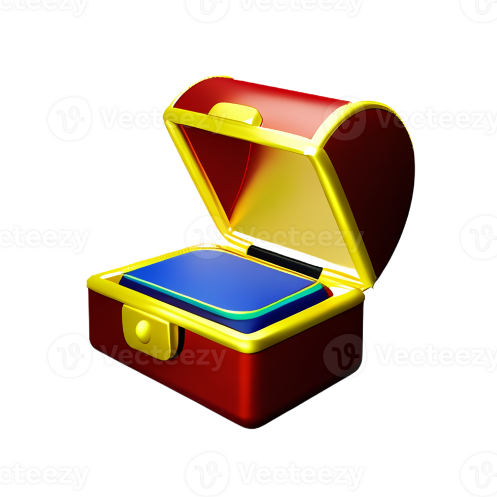 treasure 3d rendering icon illustration png