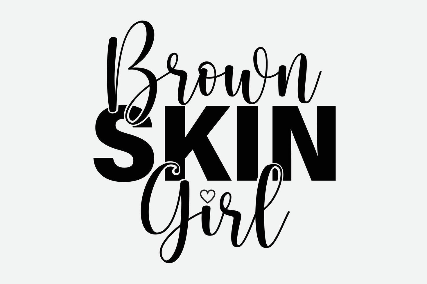 marrón piel niña linda melanina africano americano mujer camiseta diseño vector