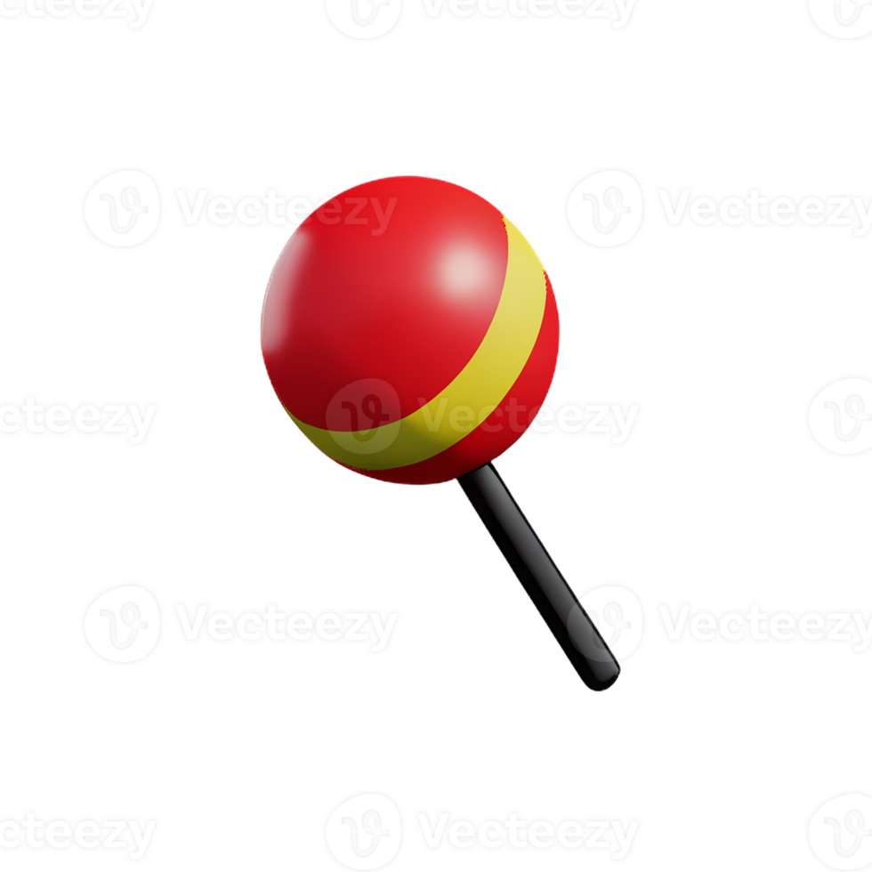 lollipop 3d rendering icon illustration png