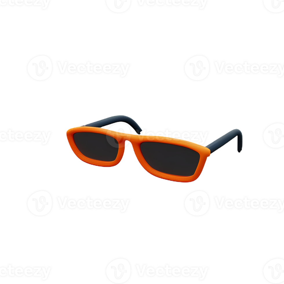 sun glasses 3d rendering icon illustration png