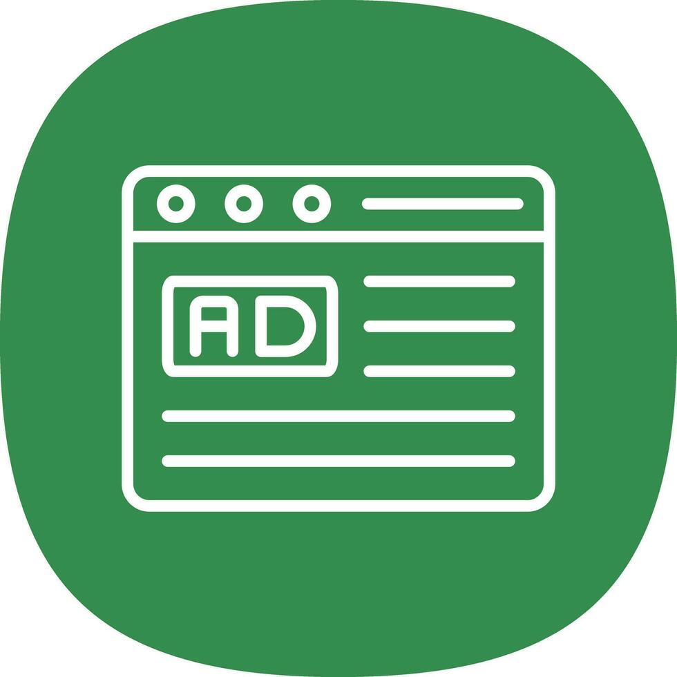 Advertisement Vector Icon Design