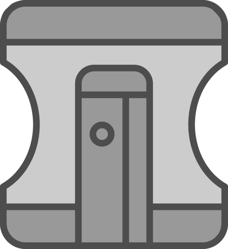 Pencil Sharpener Vector Icon Design