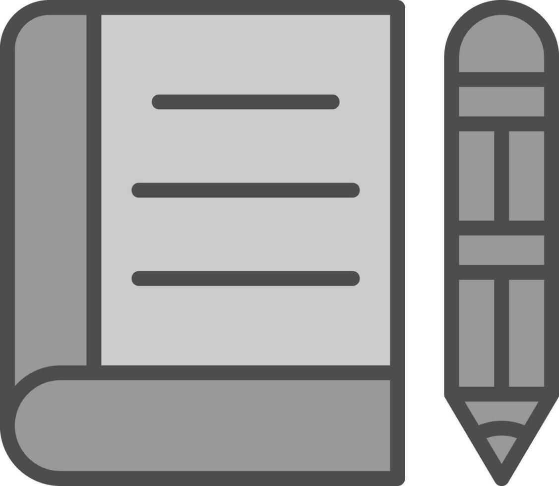 Notebook Vector Icon Design