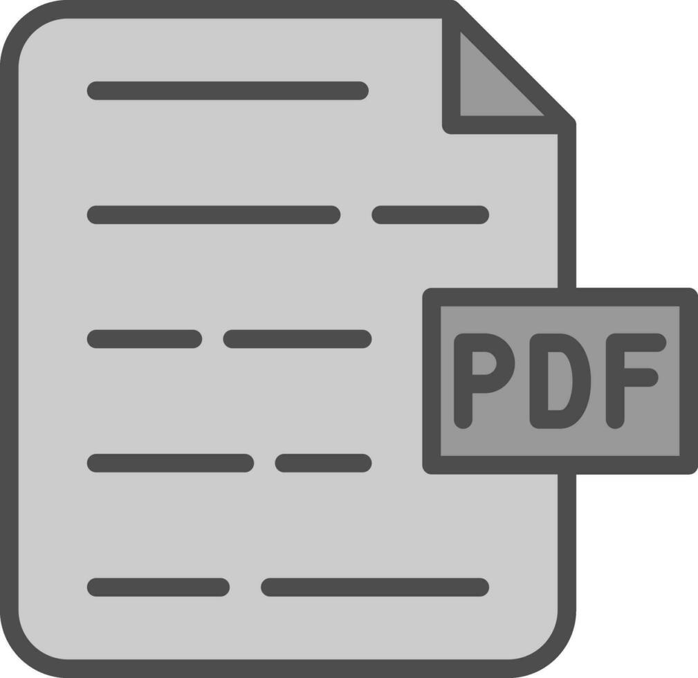 pdf documento vector icono diseño