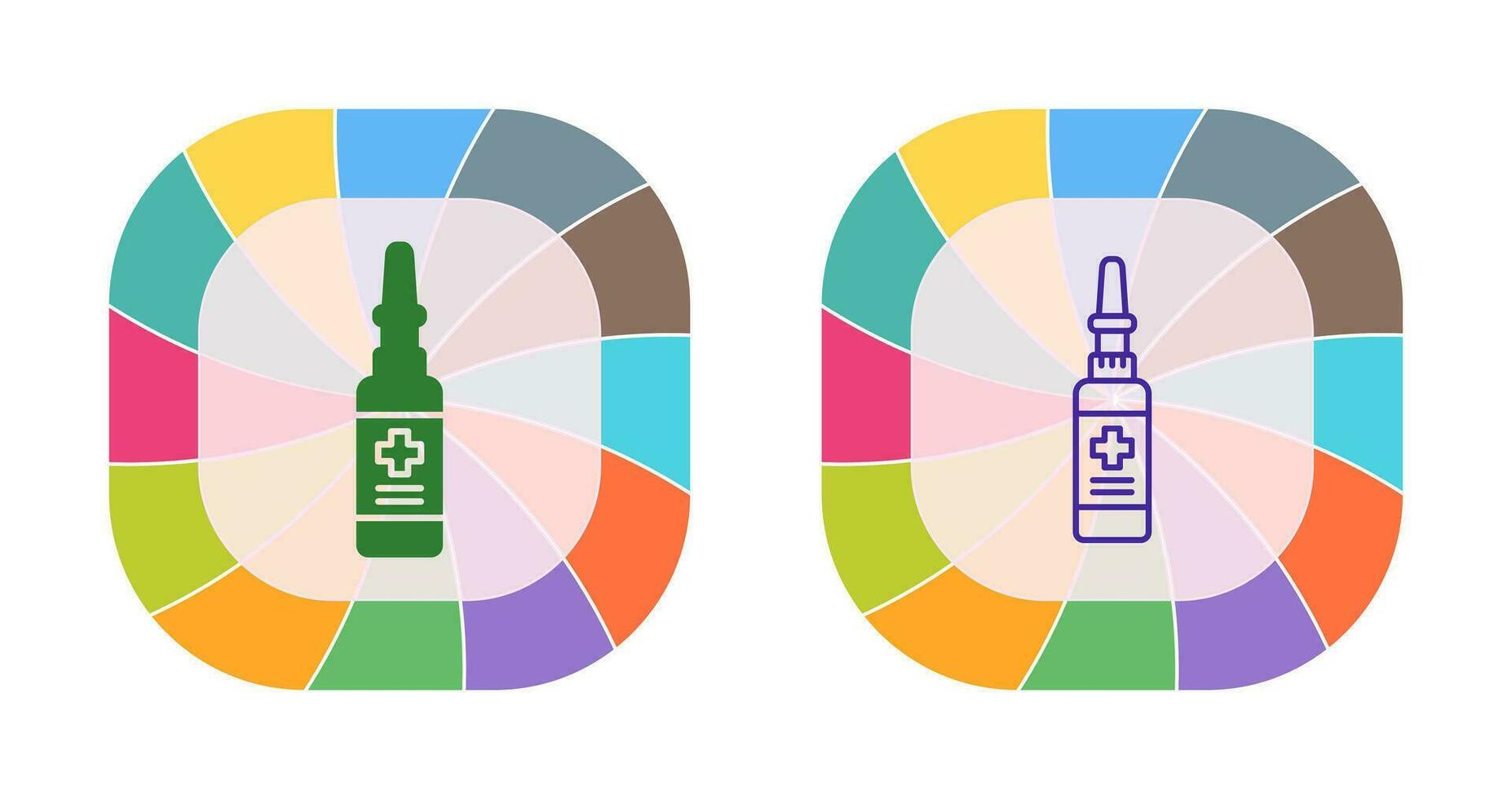 Nasal Spray Vector Icon