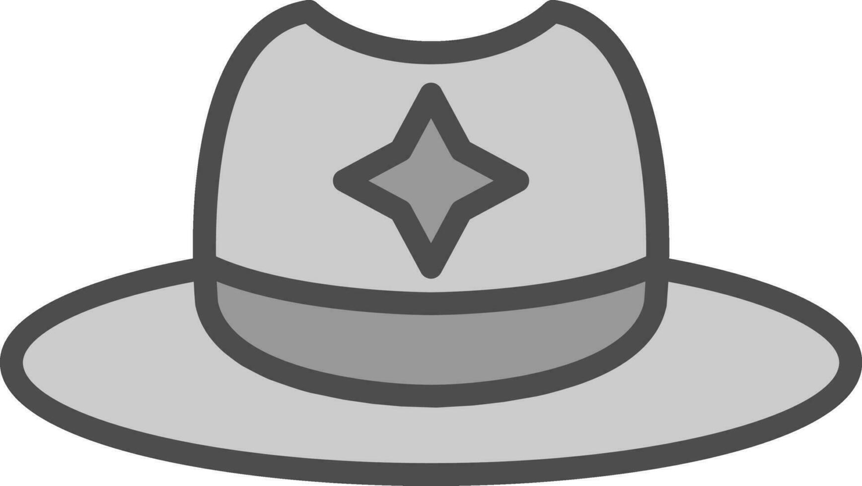 diseño de icono de vector de sombrero