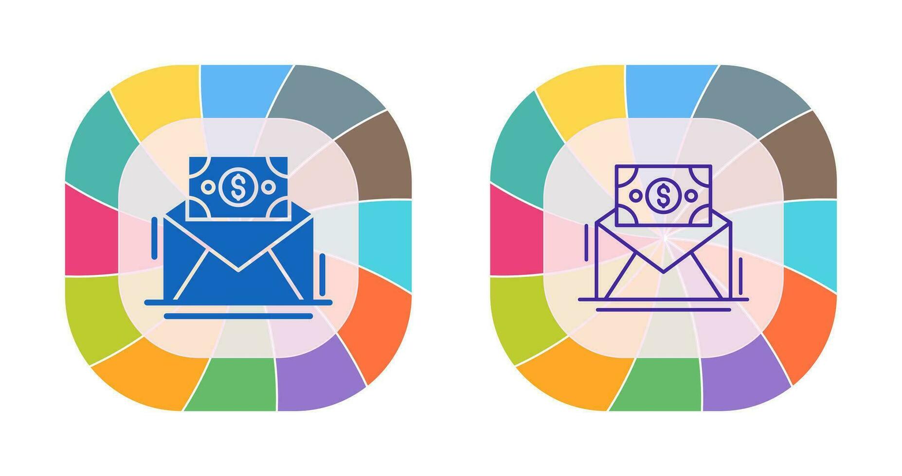 Mail Coin Vector Icon