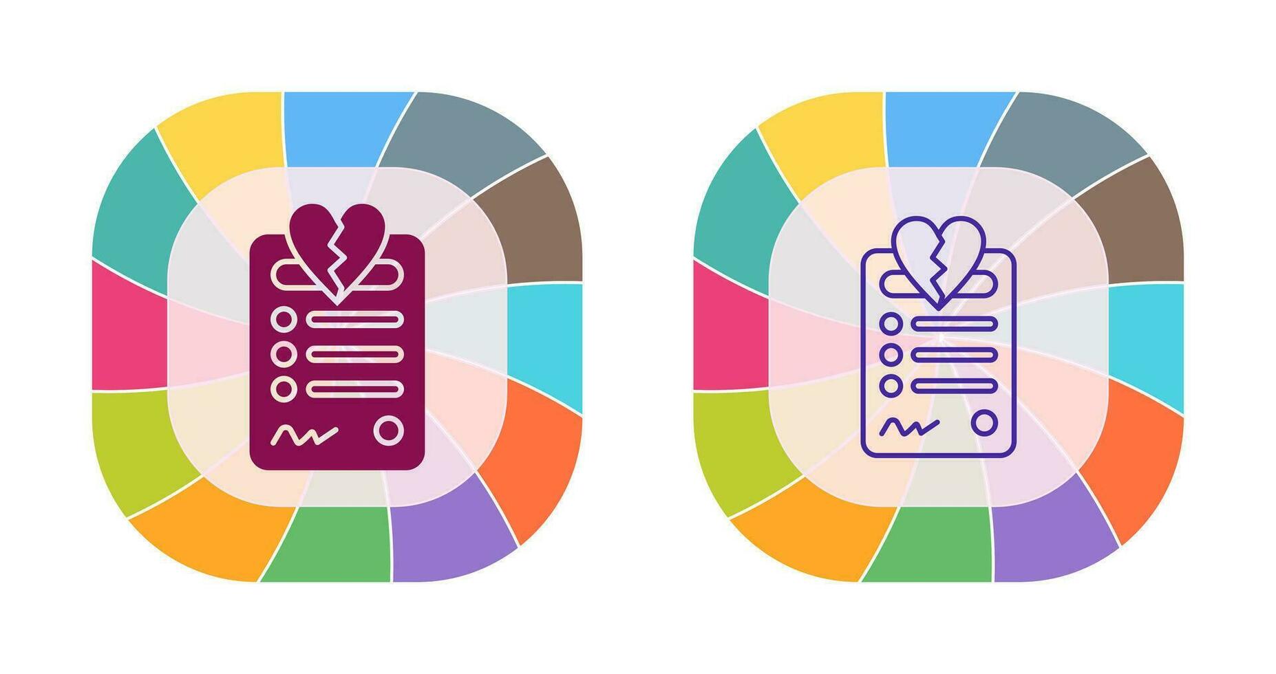 Divorce Vector Icon