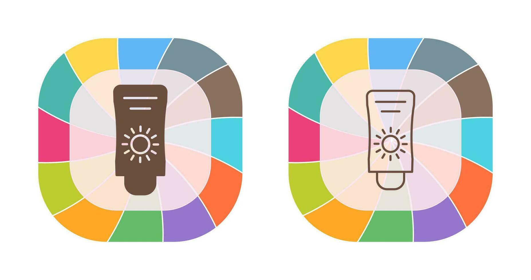 Sun Cream Vector Icon