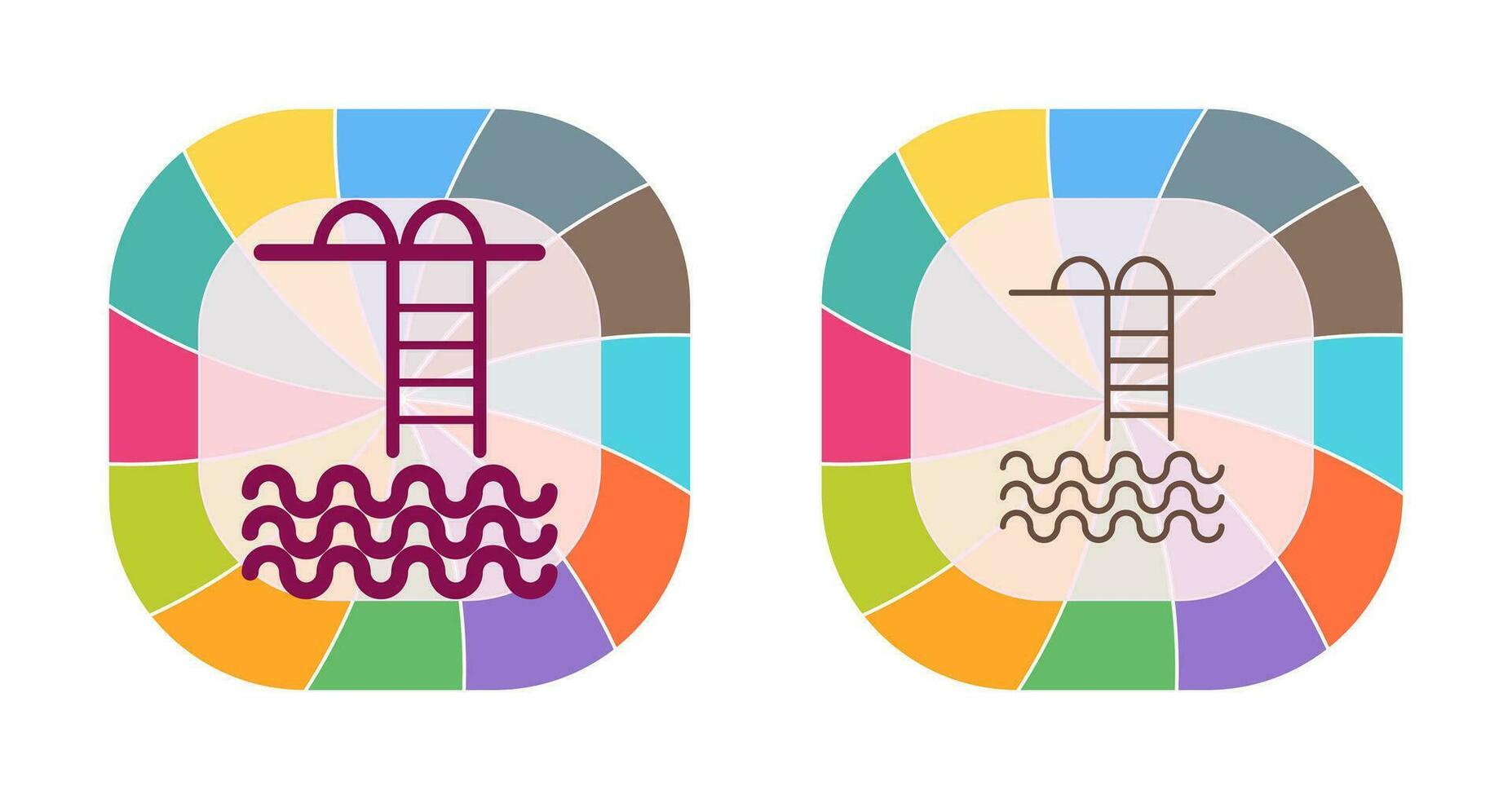Swiming pool Vector Icon