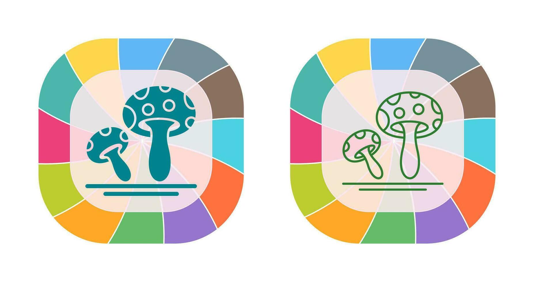 Mushroom Vector Icon