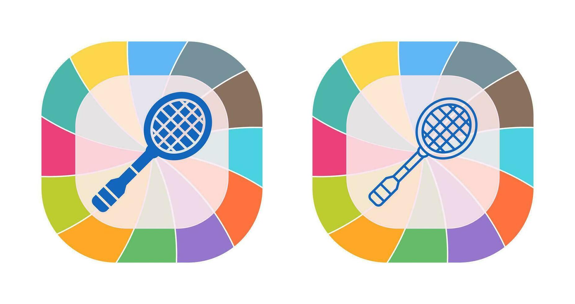 Racket Vector Icon