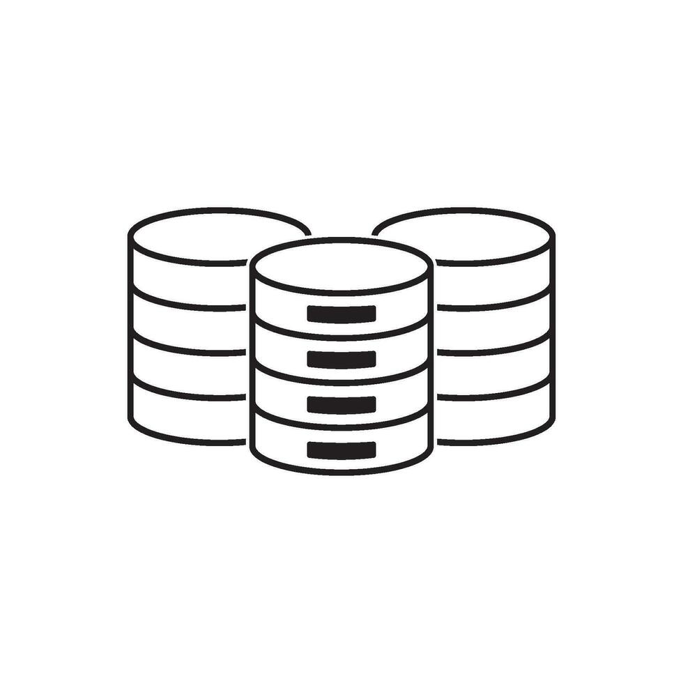 database icon vector
