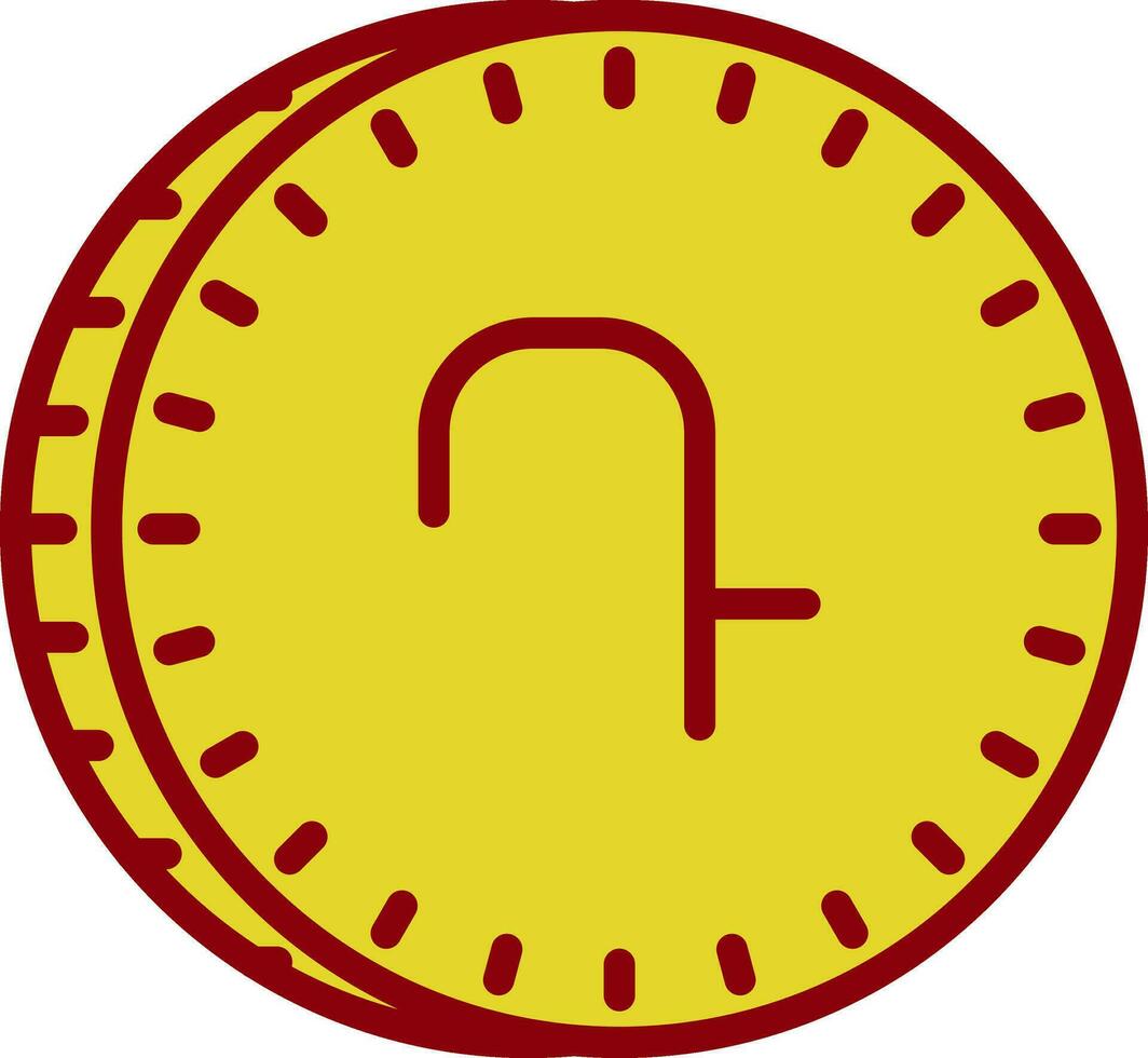 armenio dracma vector icono diseño