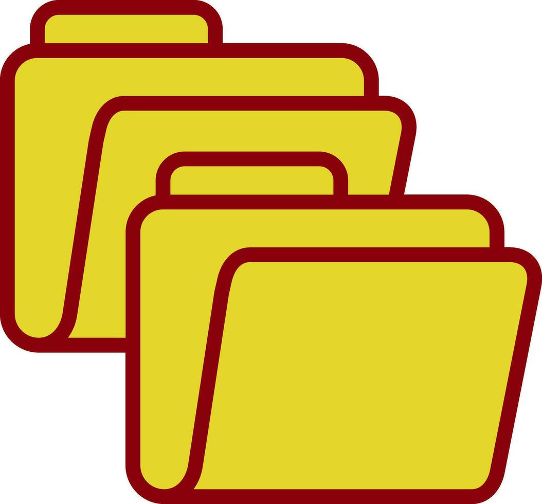 Folders Vector Icon Design