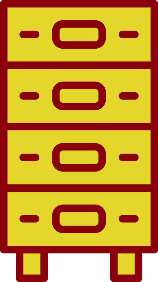 Drawer Vector Icon Design