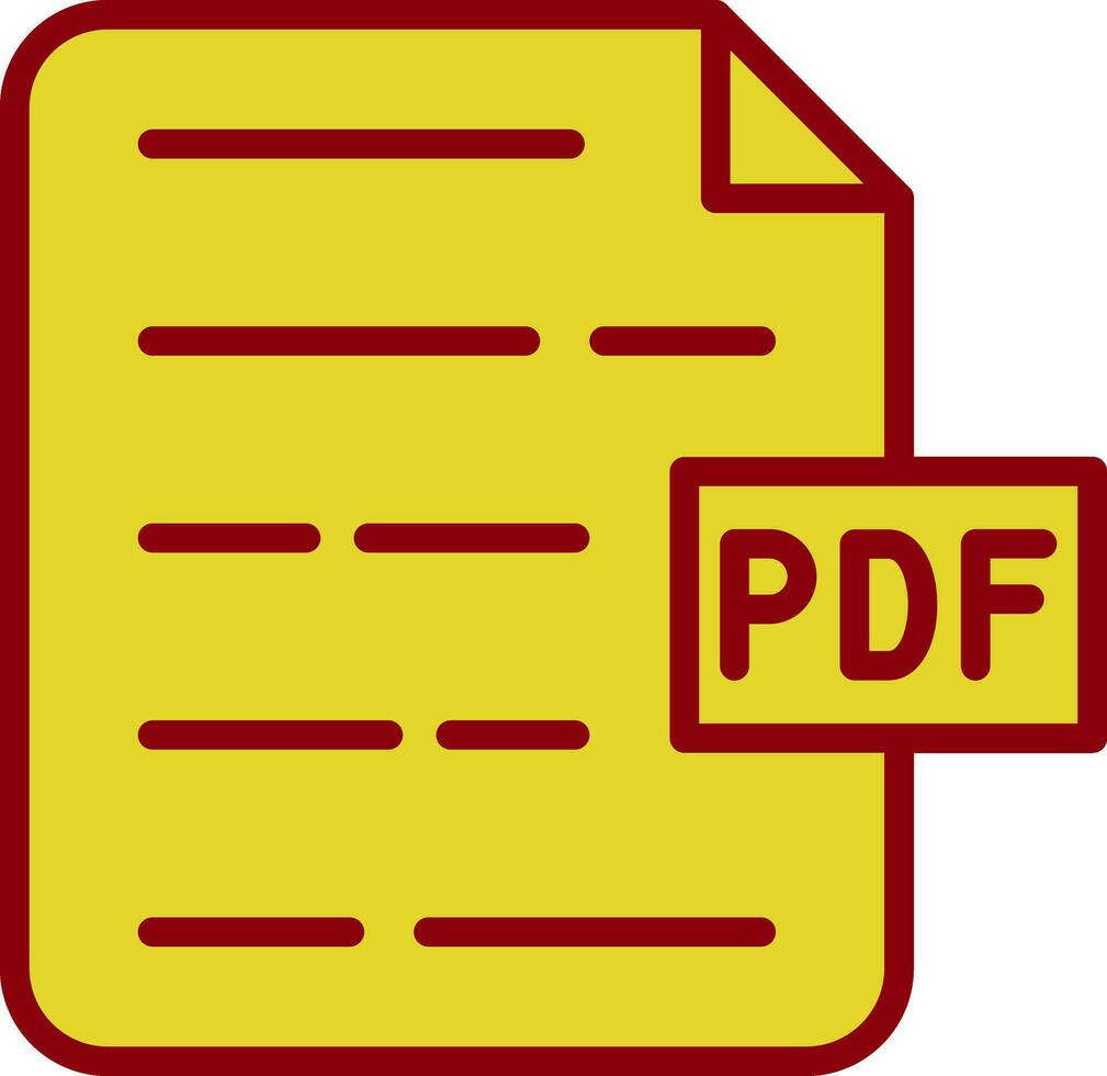 pdf documento vector icono diseño