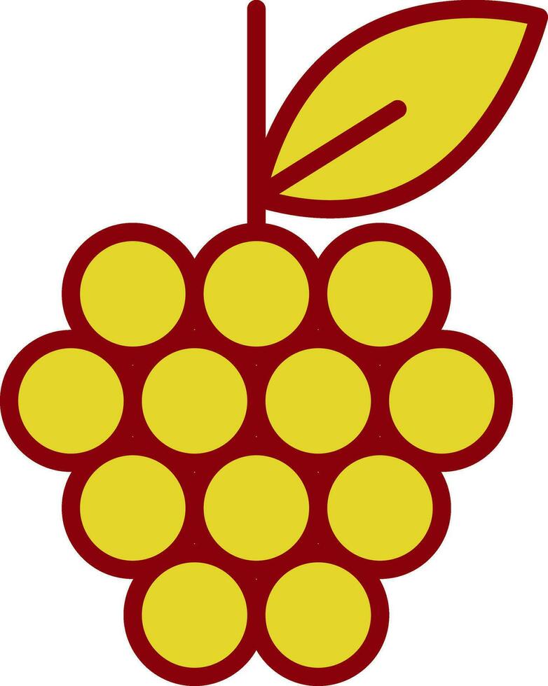 Grapes Vector Icon Design