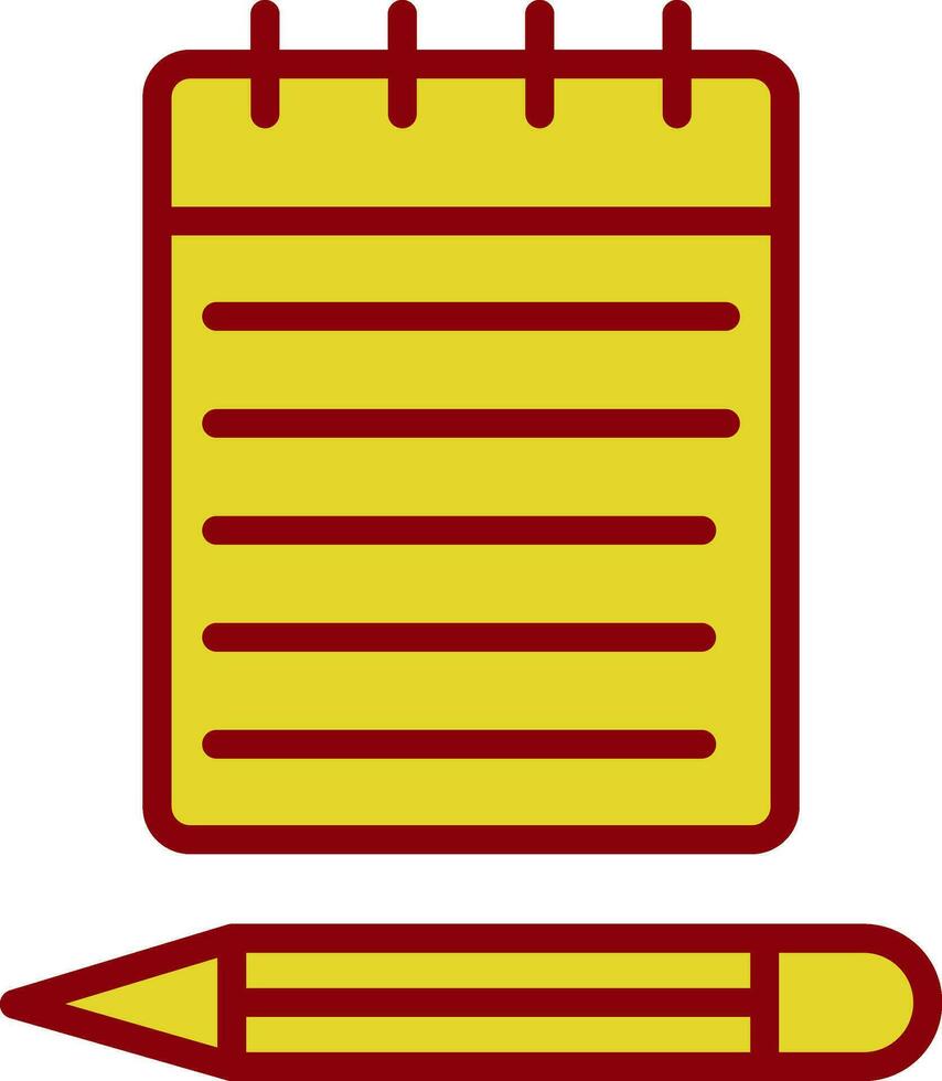 Notepad Vector Icon Design
