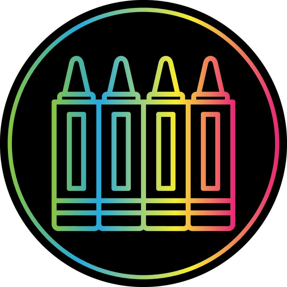 Crayons Vector Icon Design