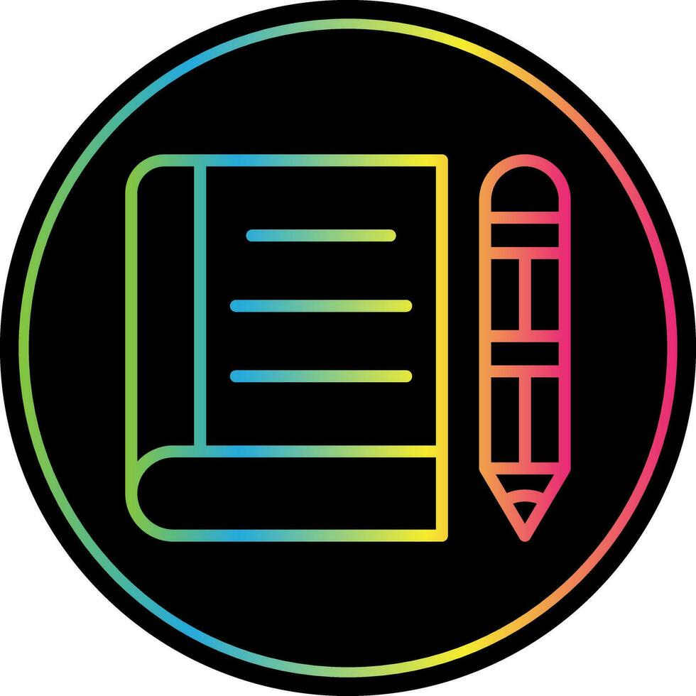 Notebook Vector Icon Design