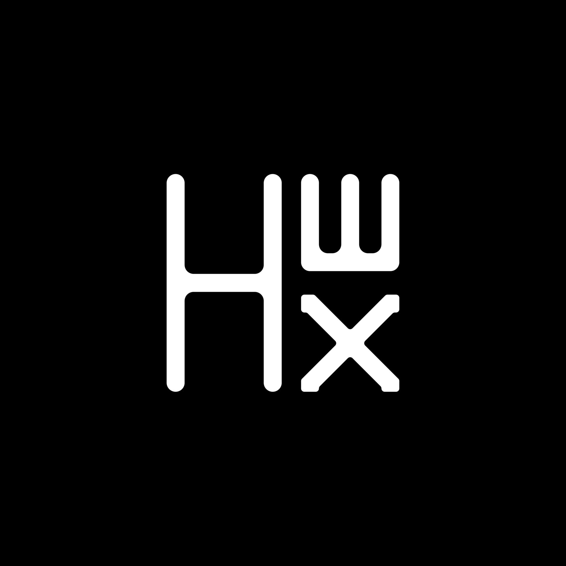 HWX letter logo vector design, HWX simple and modern logo. HWX ...