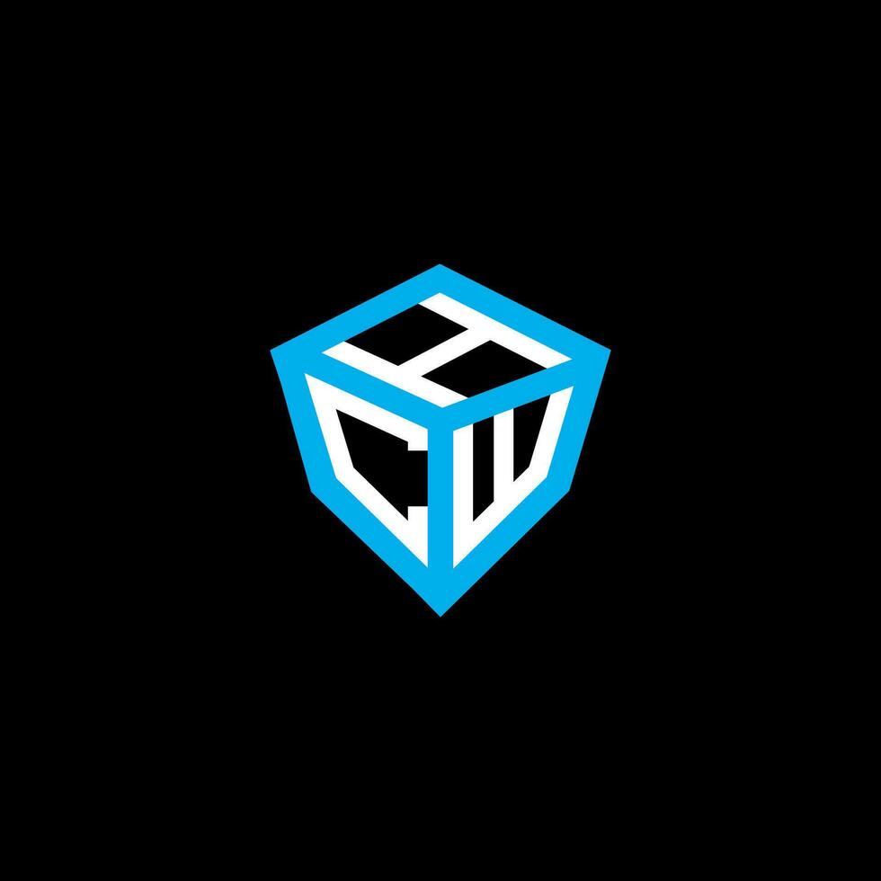 HCW letter logo vector design, HCW simple and modern logo. HCW luxurious alphabet design