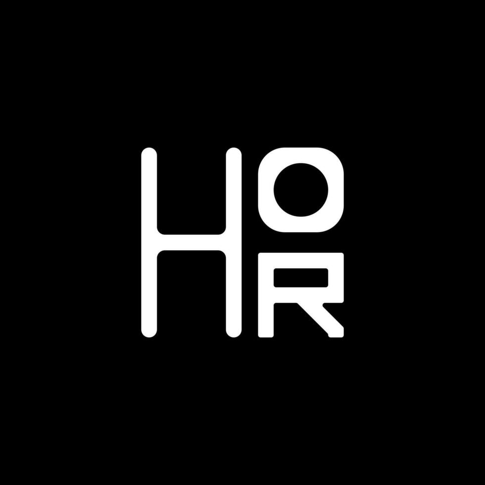 HOR letter logo vector design, HOR simple and modern logo. HOR luxurious alphabet design