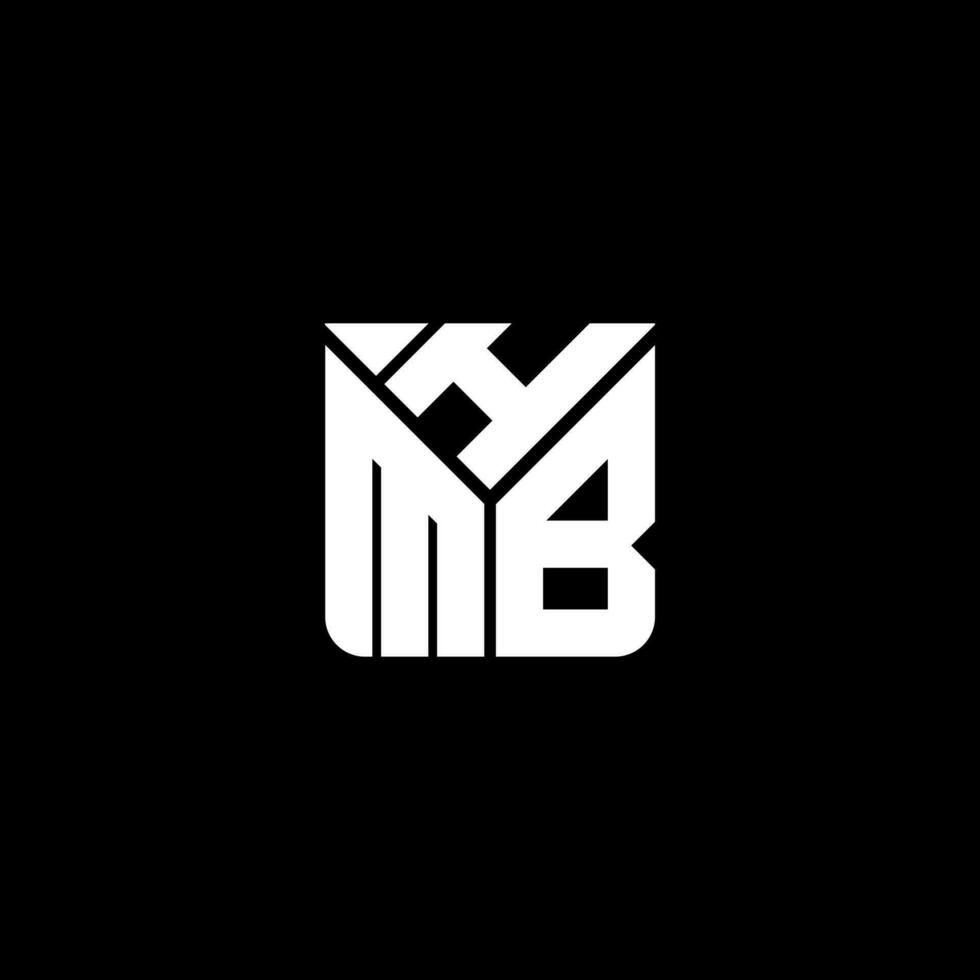 HMB letter logo vector design, HMB simple and modern logo. HMB luxurious alphabet design