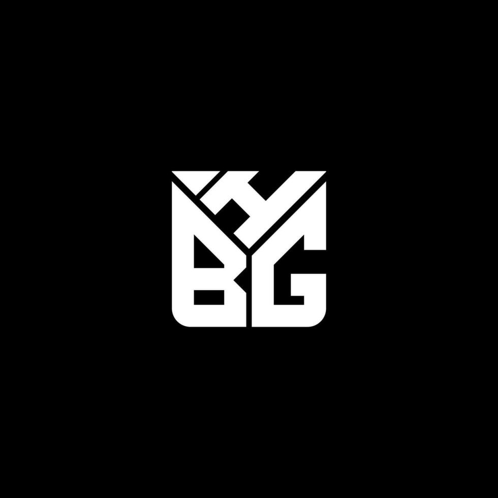 hbg letra logo vector diseño, hbg sencillo y moderno logo. hbg lujoso alfabeto diseño