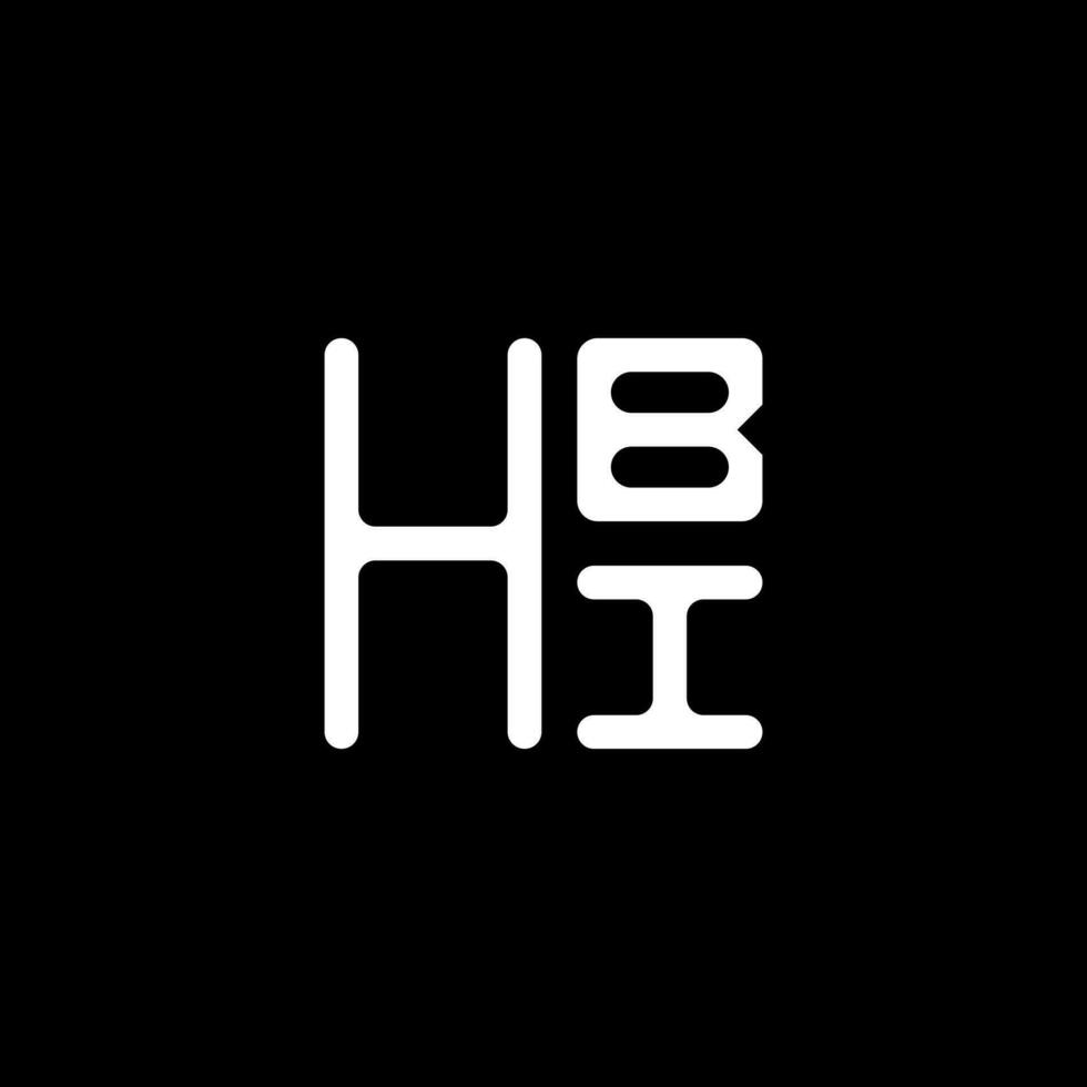 HBI letter logo vector design, HBI simple and modern logo. HBI luxurious alphabet design