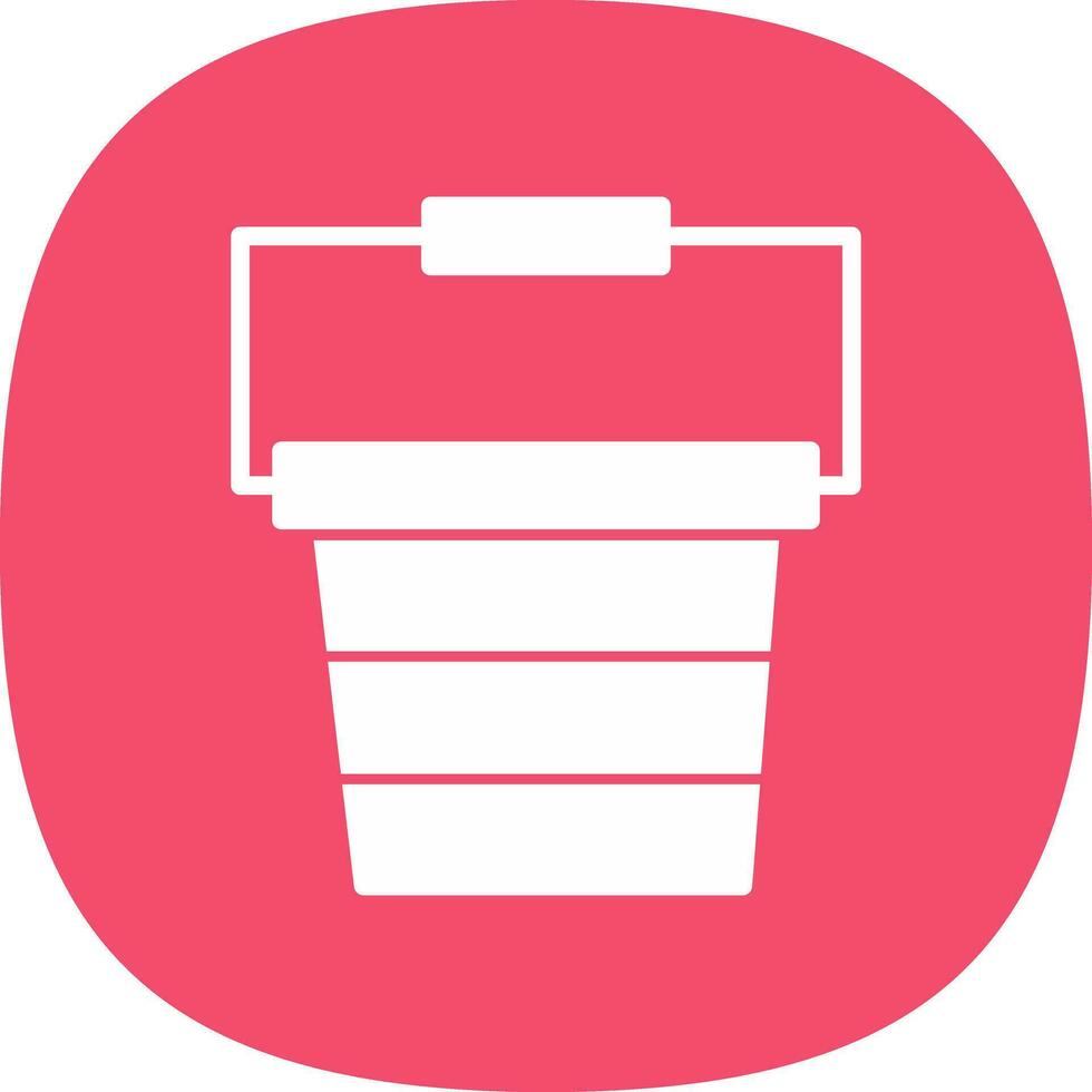 Bucket Vector Icon Design