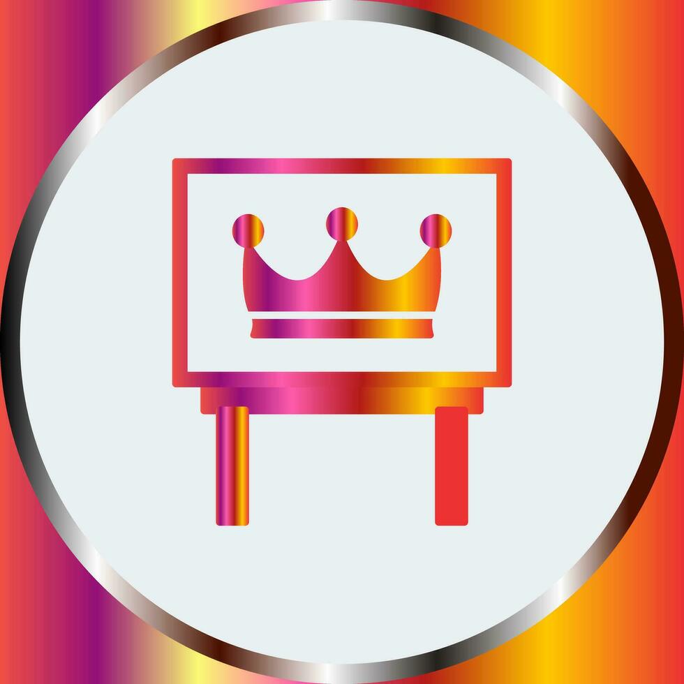 Crown Exhibit Vector Icon