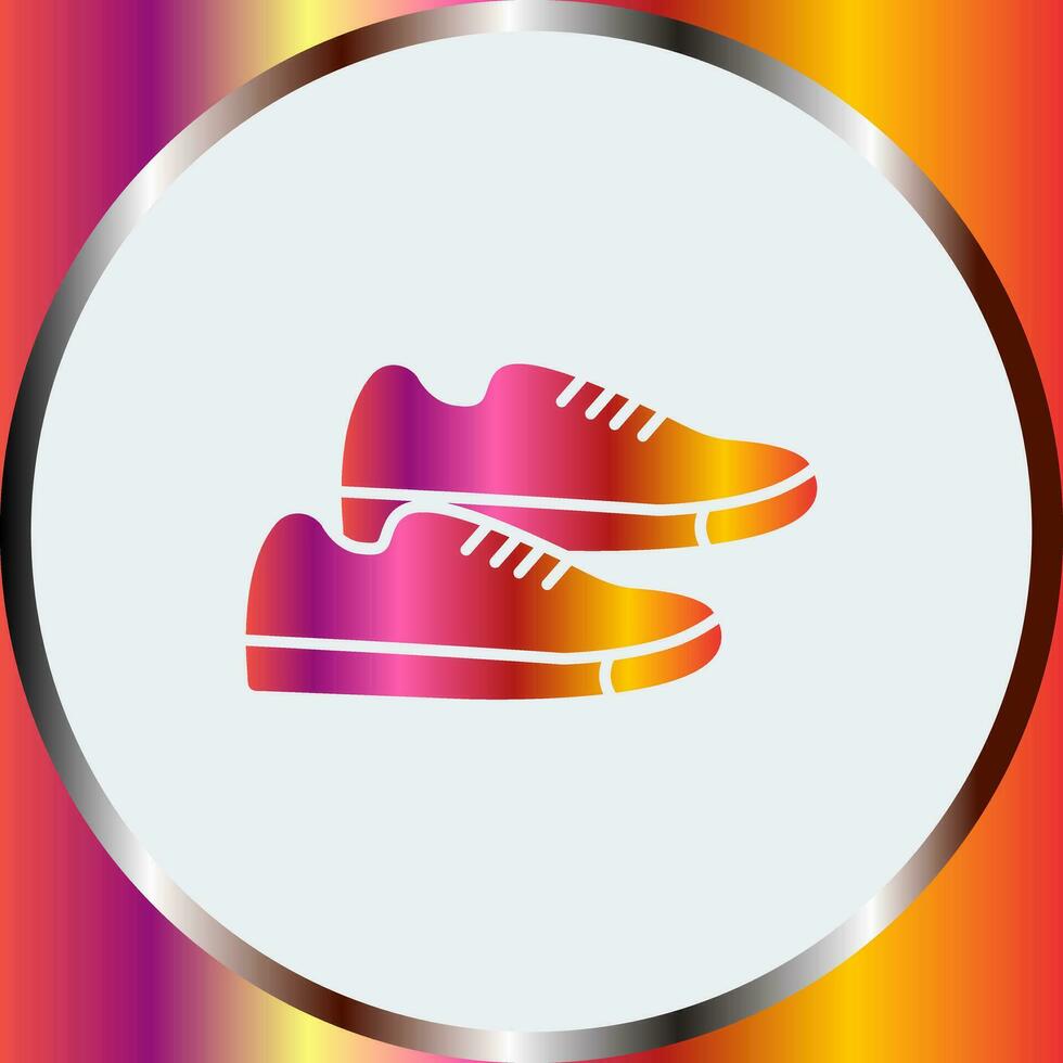 icono de vector de zapatillas