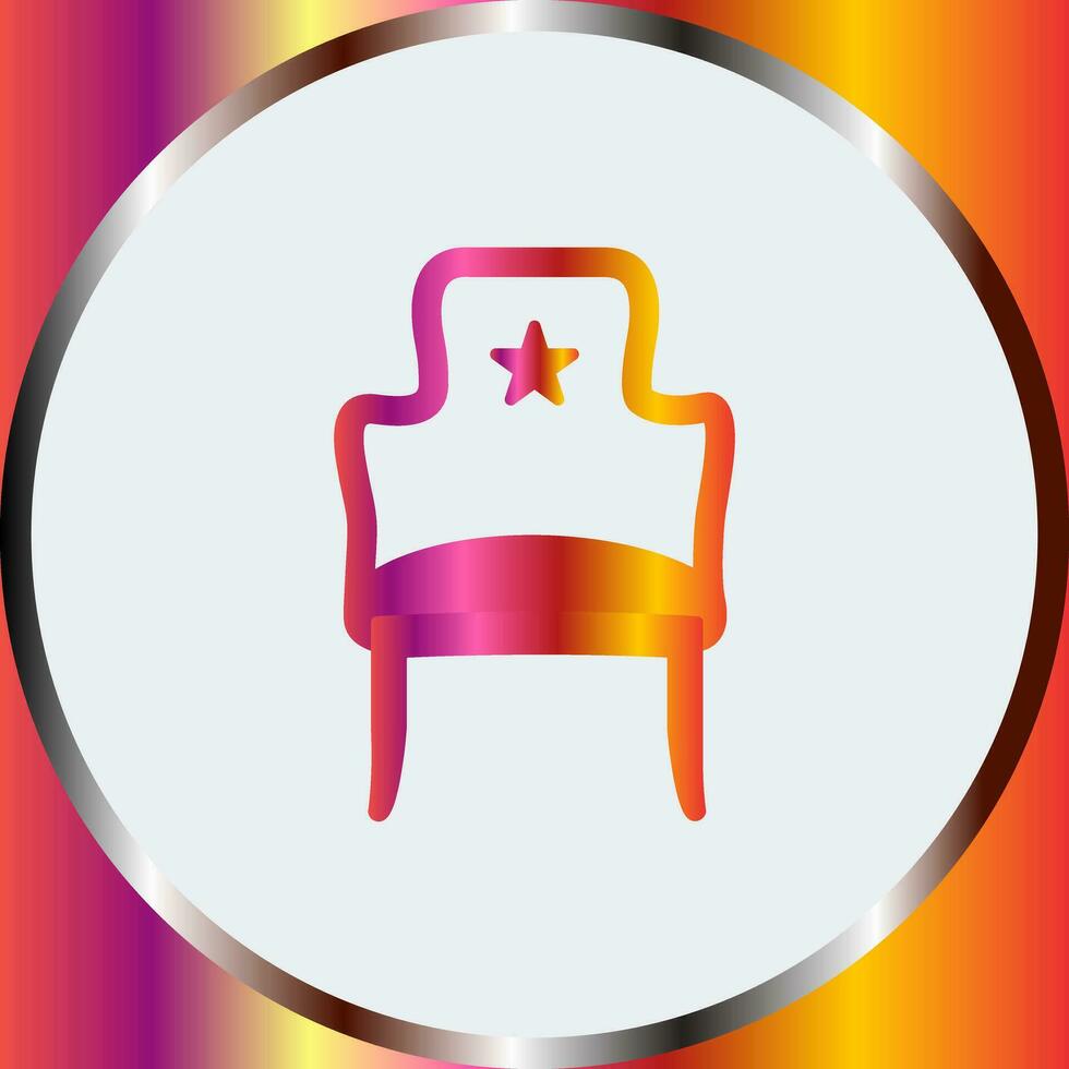 icono de vector de asiento