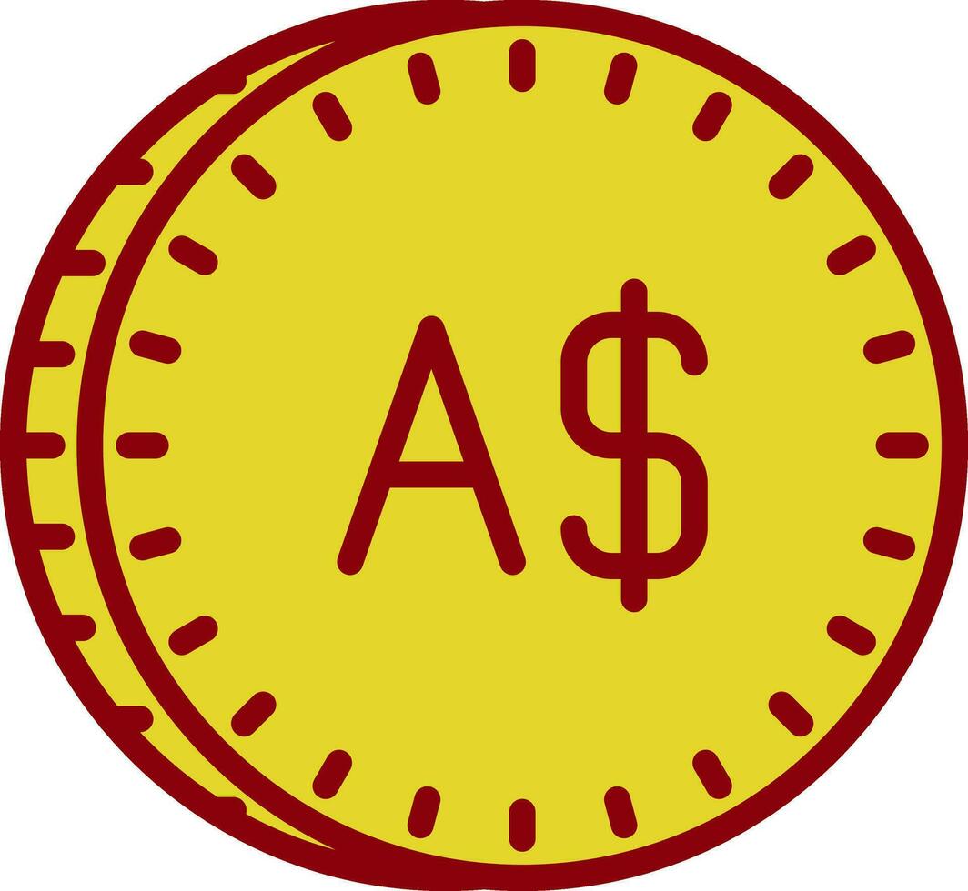 Australian Dollar Vector Icon Design