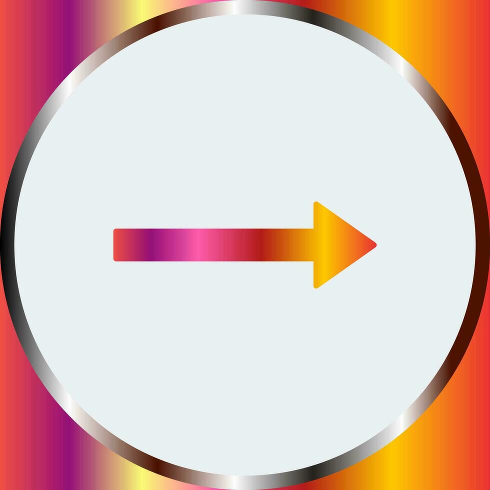Unique Right Arrow Vector Icon