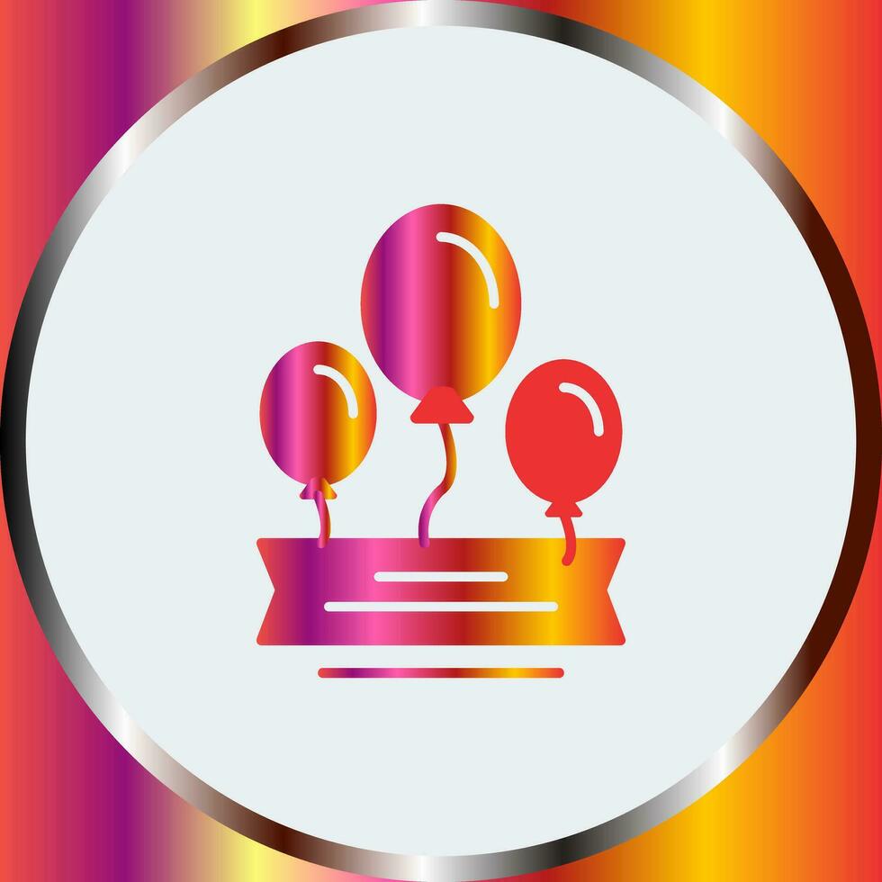 Balloons Vector Icon