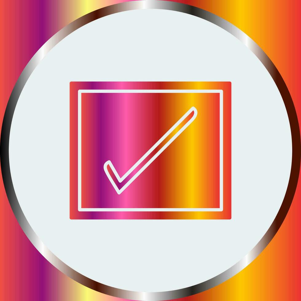 Checkbox Vector Icon