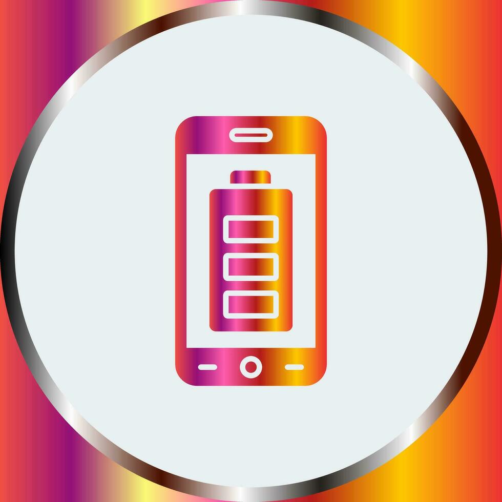 Mobile Battery Vector Icon