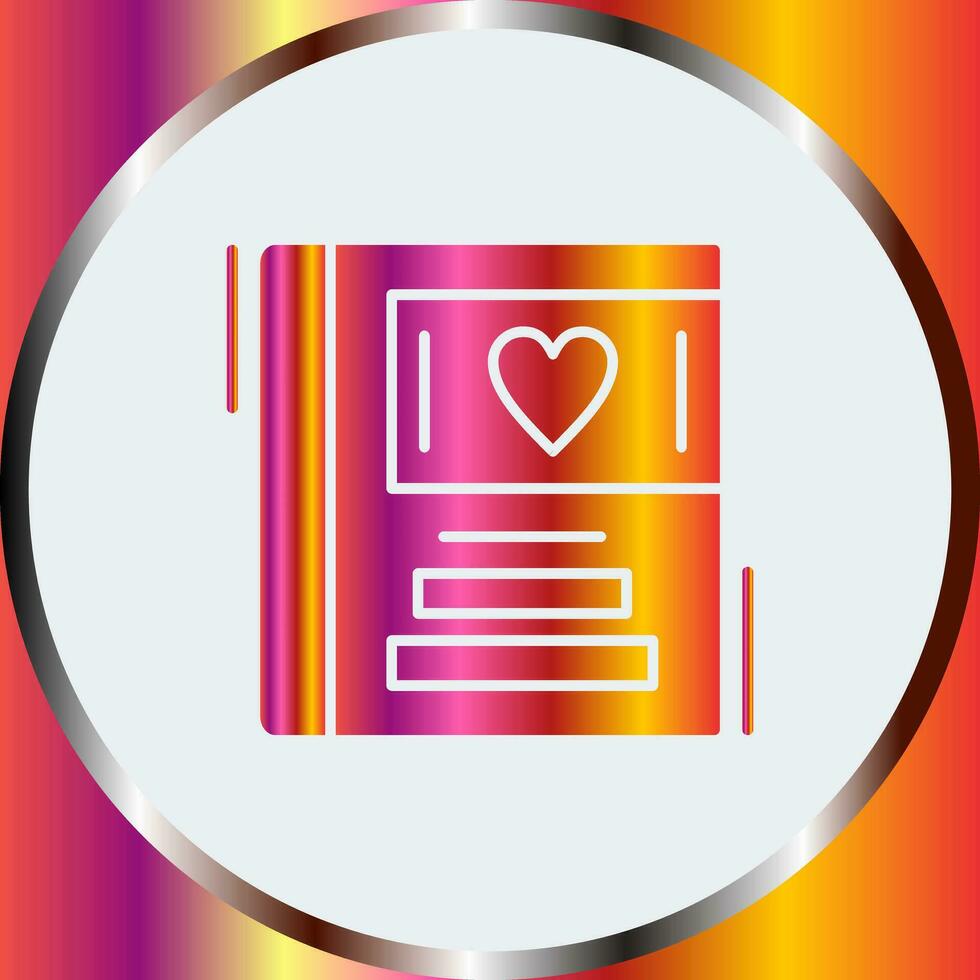 Wedding Album Vector Icon