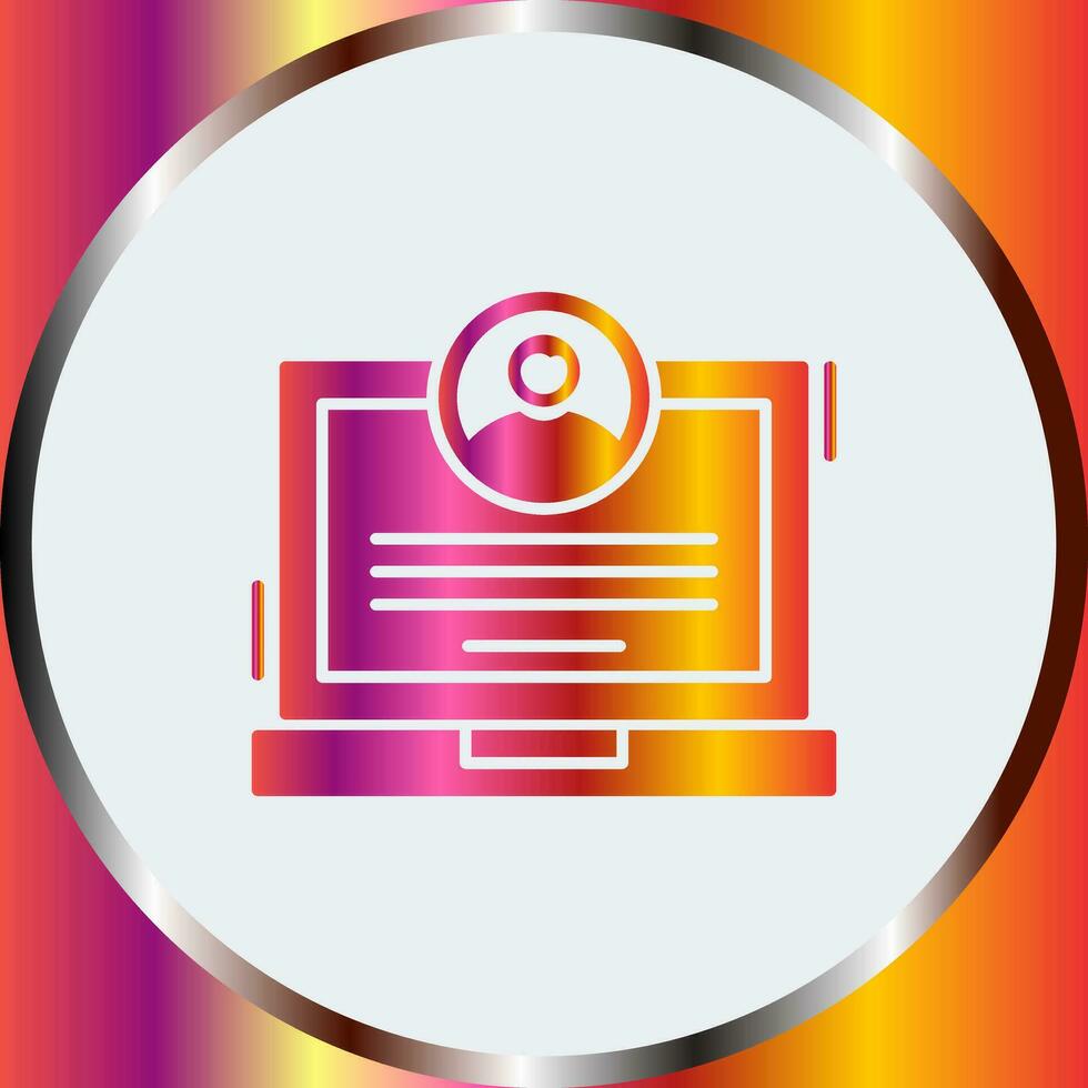 CV Vector Icon