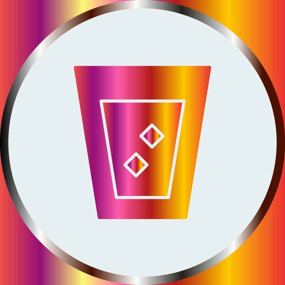 Unique White Russian Drink Vector Icon