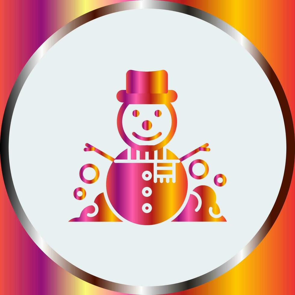 Snowman Vector Icon