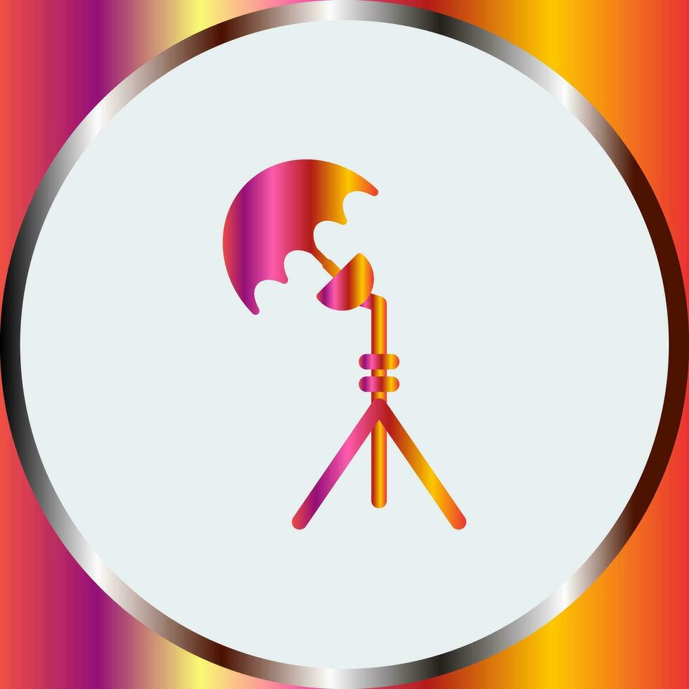 Unique Light Stand Vector Icon