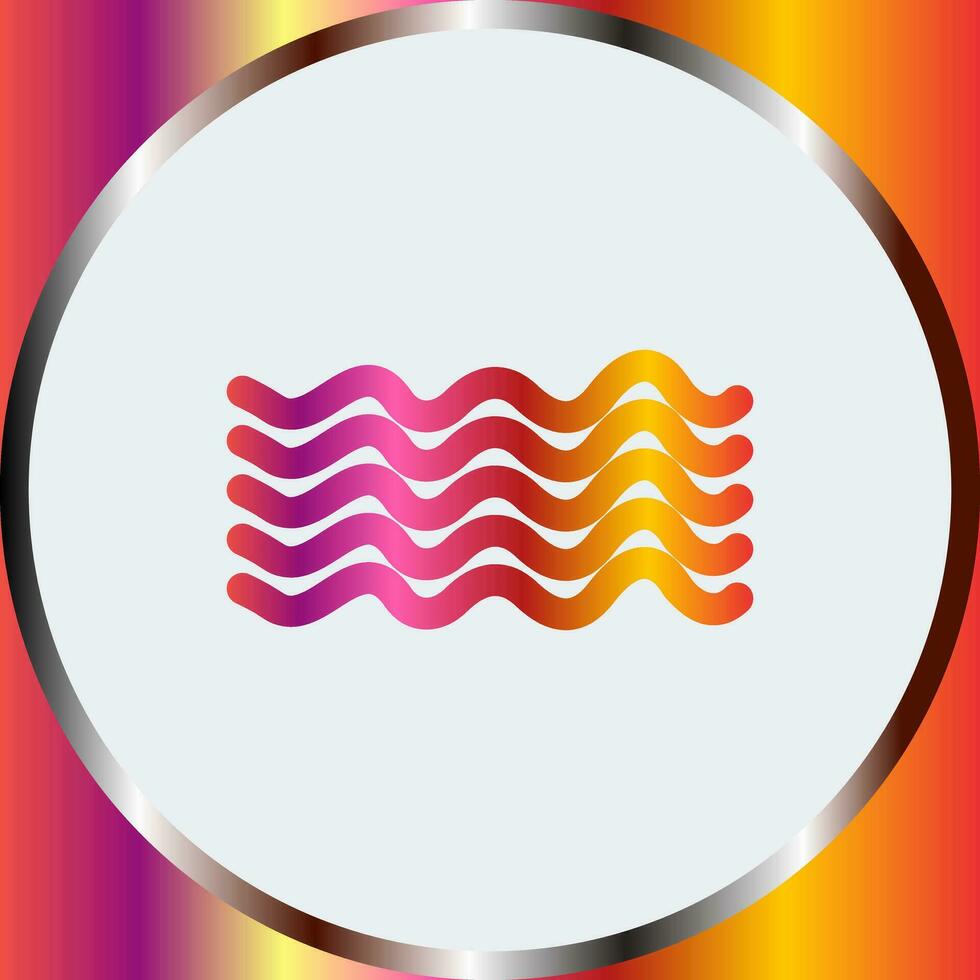 Magnetic Waves Vector Icon