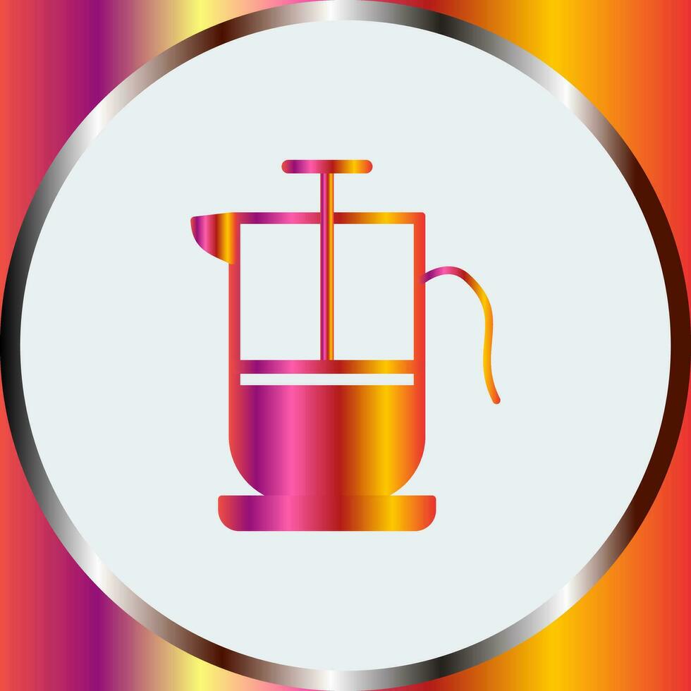 French Press Vector Icon