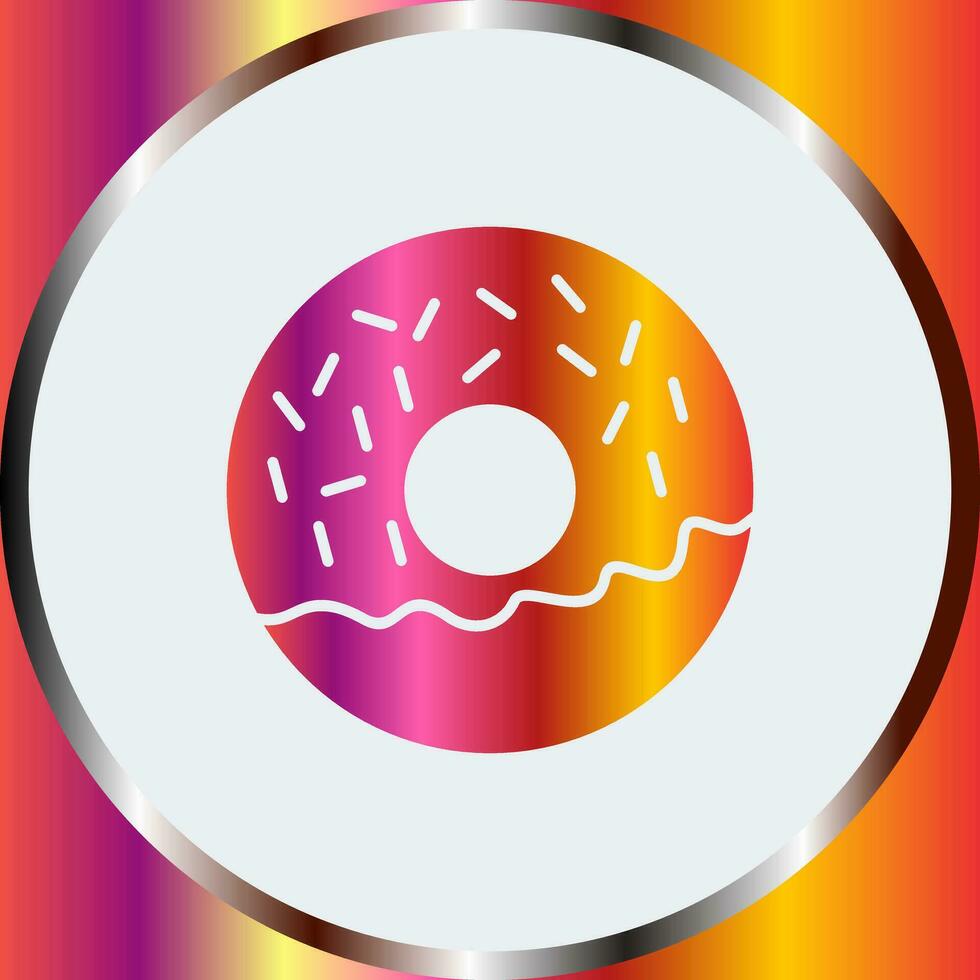 icono de vector de donut