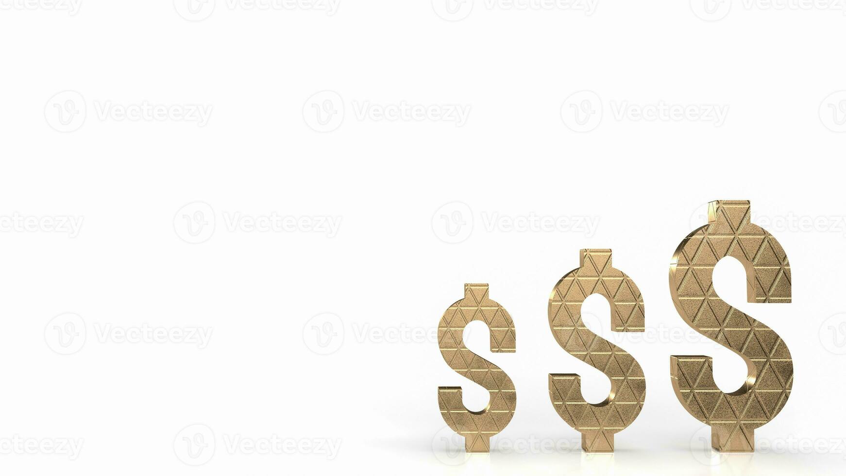The dollar symbol for Usa business 3d rendering photo