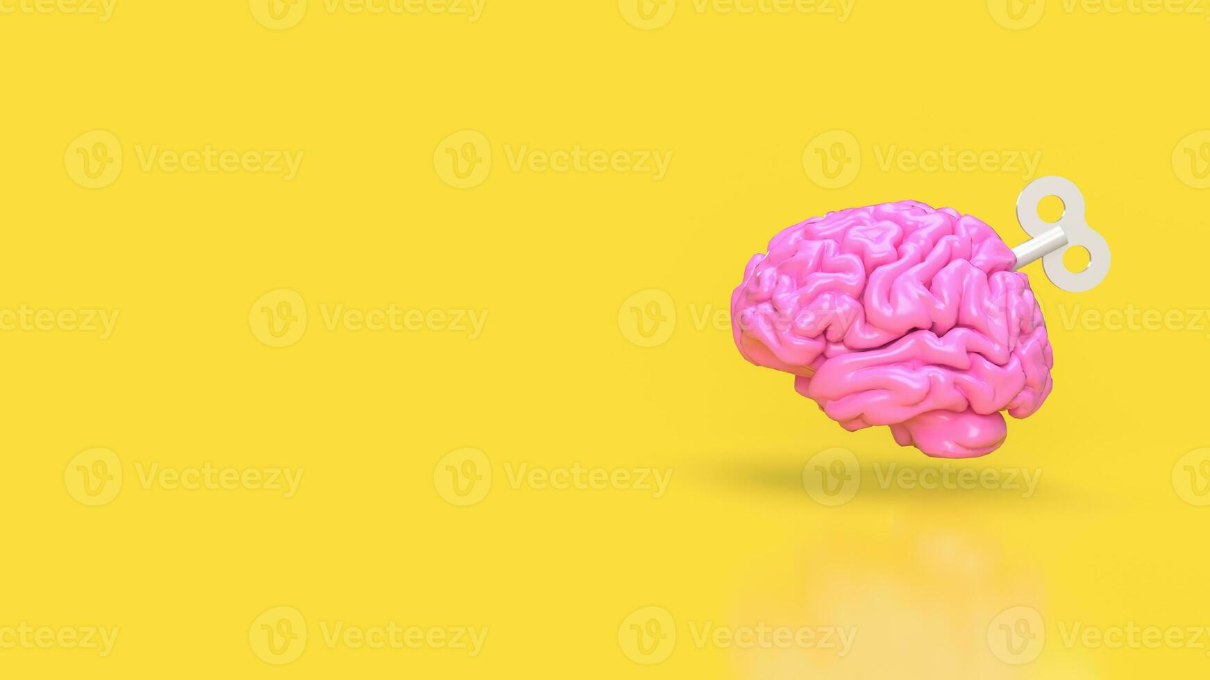 The Human Brain with wind up for Business or sci and medical